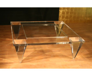 table basse transparente