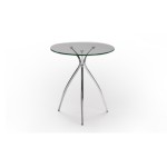 table d'appoint design en verre