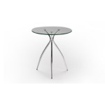 table d'appoint design en verre