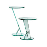 table d'appoint design en verre