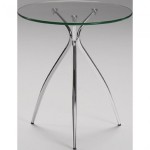 table d'appoint design en verre