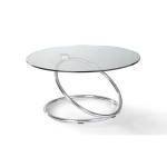 table d'appoint design en verre