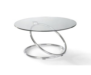 table d'appoint design en verre