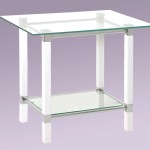 table d'appoint en verre pas cher