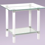 table d'appoint en verre pas cher