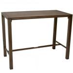 table de bar haute bois