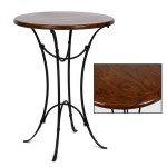 table de bar haute bois