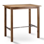 table de bar haute bois