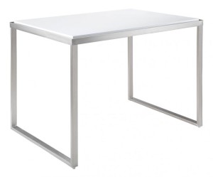 table de bar laque blanc