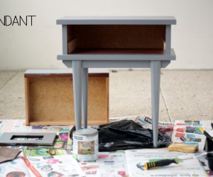 table de chevet diy