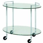 table desserte verre