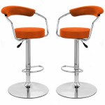 tabouret de bar gris x 2 retro coiffeur