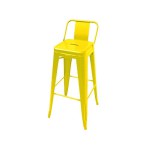 tabouret de bar jaune