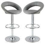 tabouret de bar orange x 2 rio