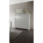 vaisselier laque blanc