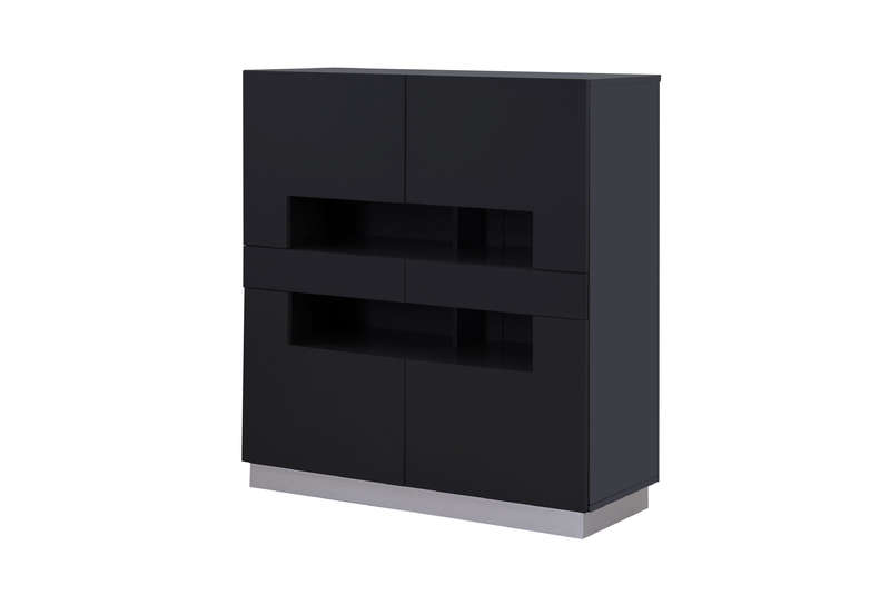 vaisselier noir laque