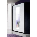 armoire chambre noir laque