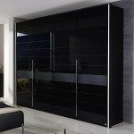 armoire chambre noir laque