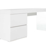 armoire de bureau blanc laque