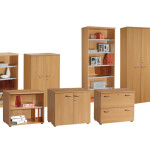 armoire de bureau en bois