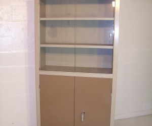 armoire de bureau vitree