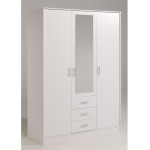 armoire de chambre blanc conforama