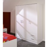 armoire de chambre blanc conforama