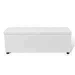 banc de lit blanc