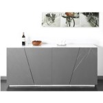 buffet bas gris pas cher