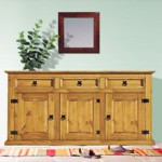 buffet bas pin massif