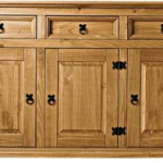 buffet bas pin massif