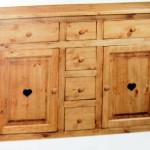 buffet bas pin massif