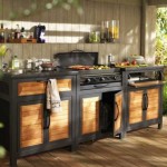 buffet de cuisine style industriel