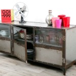 buffet de cuisine style industriel