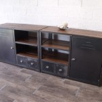 buffet de cuisine style industriel