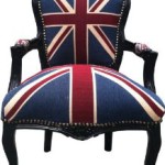 chaise de bureau union jack