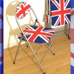 chaise de bureau union jack