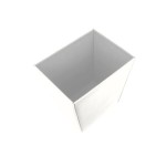 corbeille a papier rectangulaire
