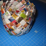 corbeille papier tresse