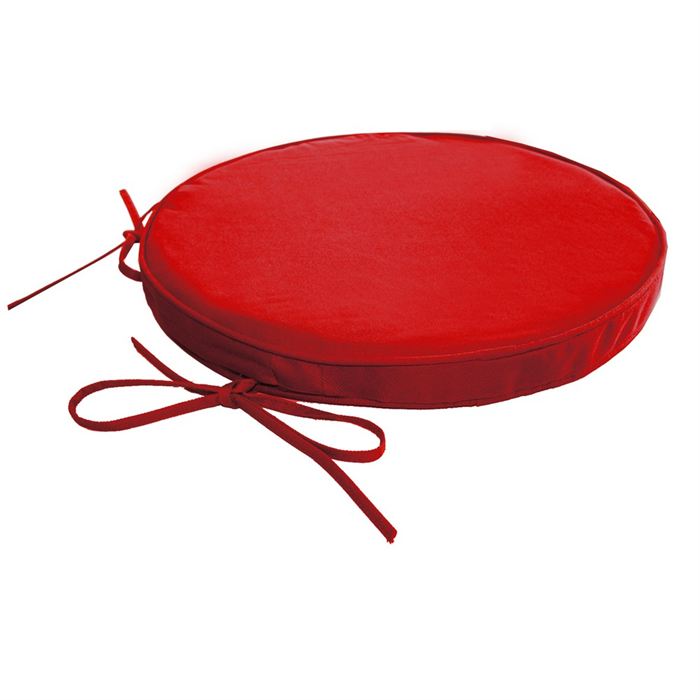 galette de chaise ronde noire