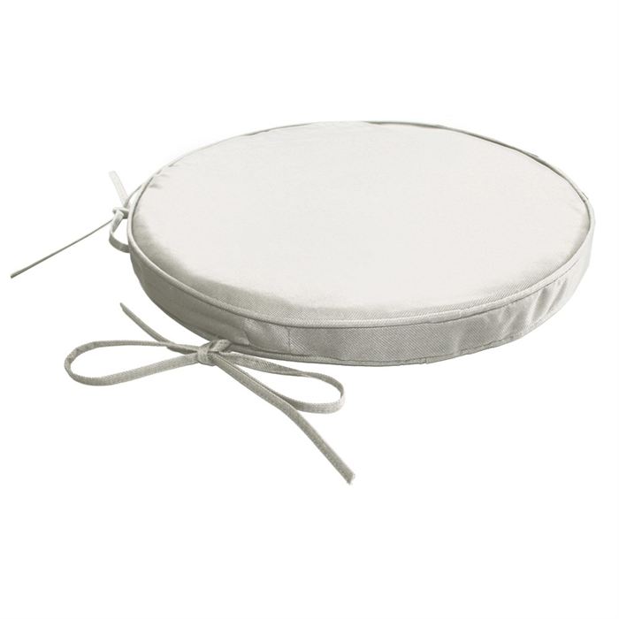 galette de chaise ronde noire