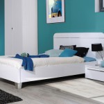 lit 1 personne noir laque