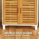 meuble bas salle de bain gifi