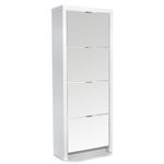 meuble chaussures miroir conforama