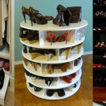 meuble chaussures rond