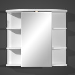 meuble haut salle de bain avec miroir