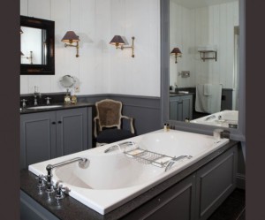 meuble salle de bain flamant