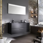 meuble salle de bain gris