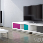 meuble tv angle haut de gamme