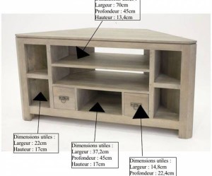 meuble tv angle haut de gamme